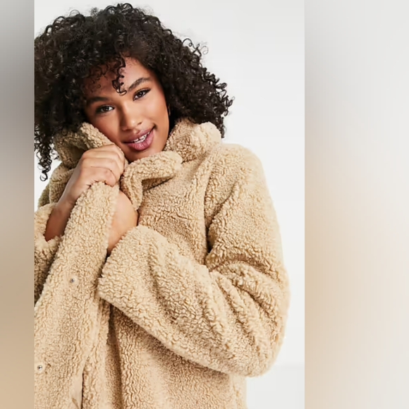 🆕️New look teddy shop coat Size US 22 - Picture 2 of 6